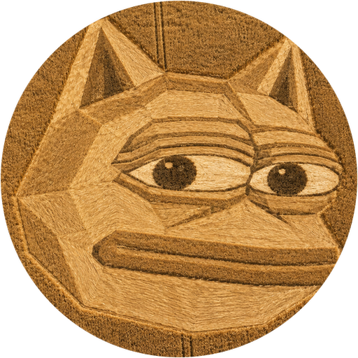 The round Doge Pepe token artwork.