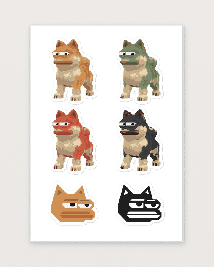 Same Dog Sticker Sheet