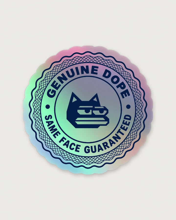 Genuine DOPE Holo Sticker