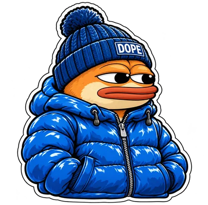 DOPE sticker: Winter ready