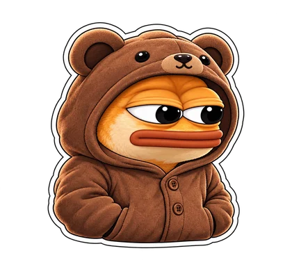 DOPE sticker: Brown bear