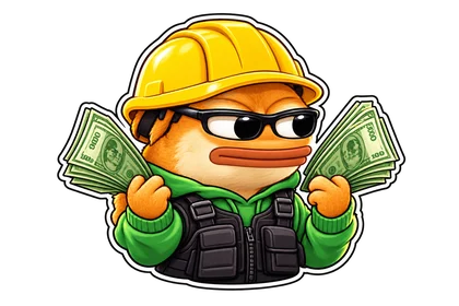 DOPE sticker: Builder cash
