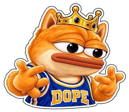 DOPE sticker: Crown athlete