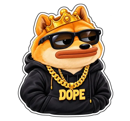 DOPE sticker: Crowned shades