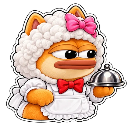 DOPE sticker: Curly server