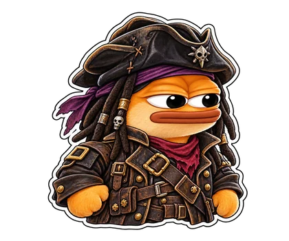 DOPE sticker: Dark pirate