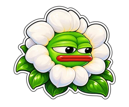 DOPE sticker: Flower pal