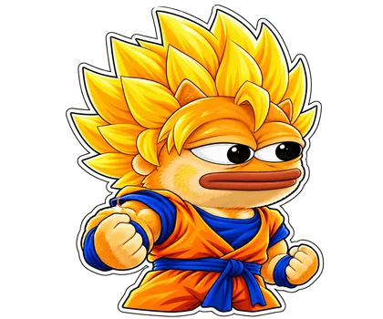 DOPE sticker: Golden warrior