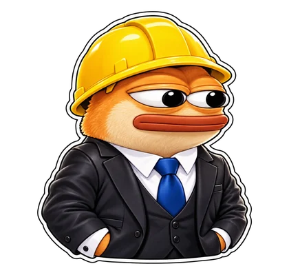DOPE sticker: Hardhat business