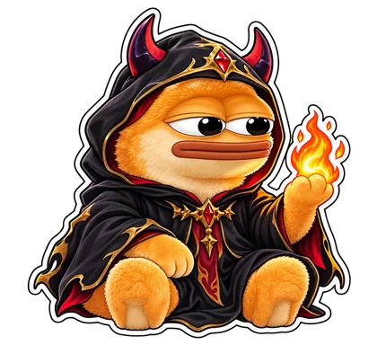 DOPE sticker: Hooded fire caster