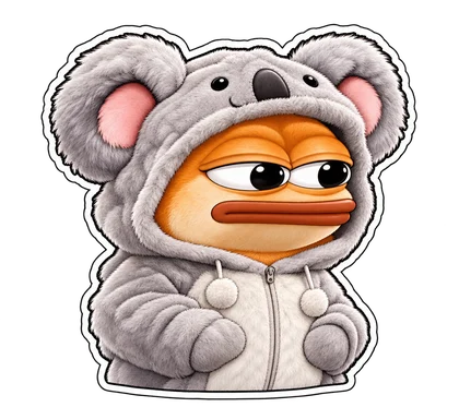 DOPE sticker: Koala hug
