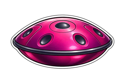 DOPE sticker: Pink handpan
