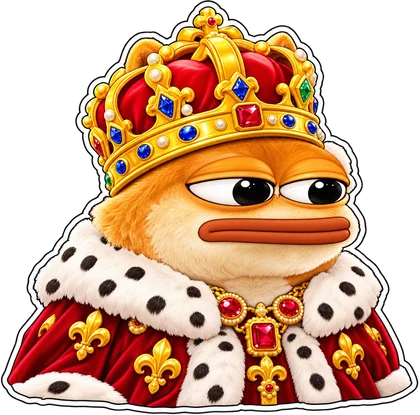 DOPE sticker: Royal mantle
