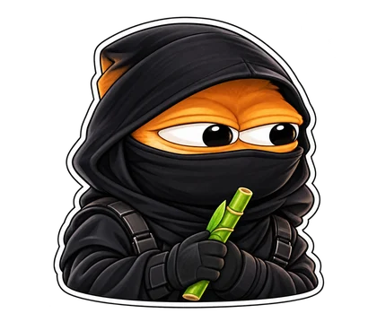 DOPE sticker: Shadow ninja