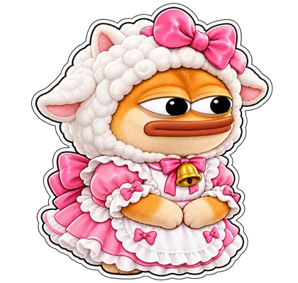 DOPE sticker: Sheep maid