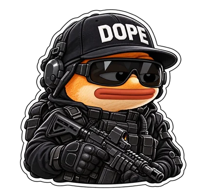 DOPE sticker: Tactical goggles