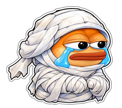 DOPE sticker: Tearful mummy