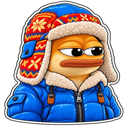 DOPE sticker: Winter trapper