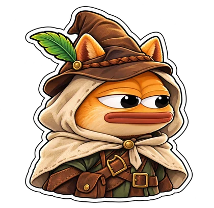DOPE sticker: Woodland hat