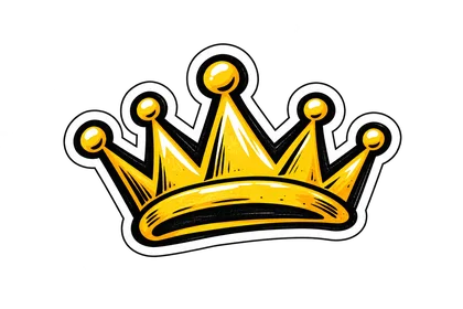DOPE sticker: Little crown