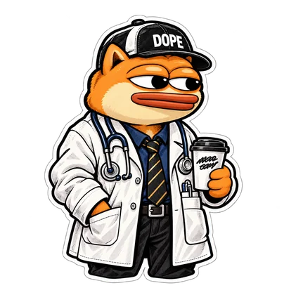 DOPE sticker: The doctor