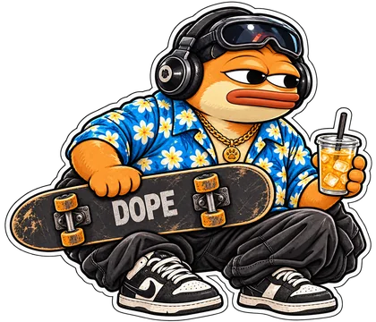 DOPE sticker: Off duty