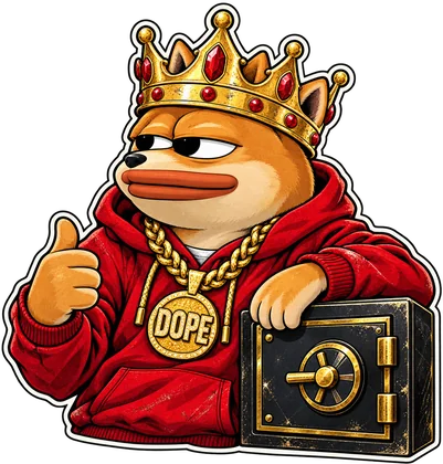DOPE sticker: The king