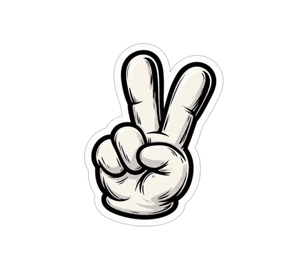 DOPE sticker: Peace out