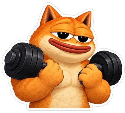 DOPE sticker: Dumbbells