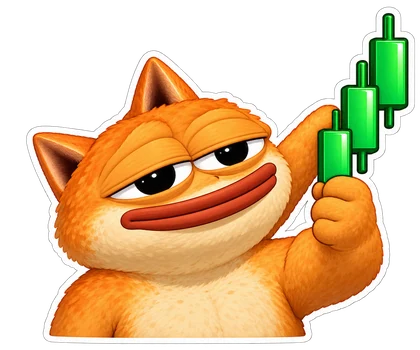 DOPE sticker: Green candles