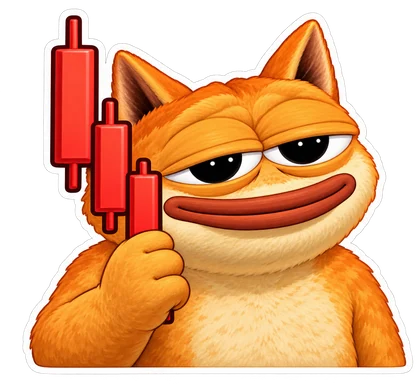 DOPE sticker: Red candles