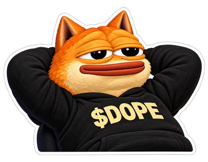 DOPE sticker: Relax