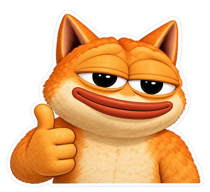 DOPE sticker: Thumbs up