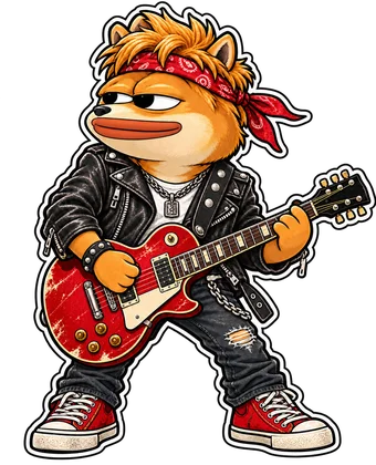 DOPE sticker: Rockstar